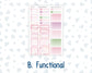 Kit 0253 - Laurel Denise The Nancy Planner Large - Weekly Kit - February - Rosy Daydreams