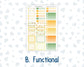 Kit 0277 - Laurel Denise The Nancy Planner Large - Weekly Kit - August - Sunflower Drama Club