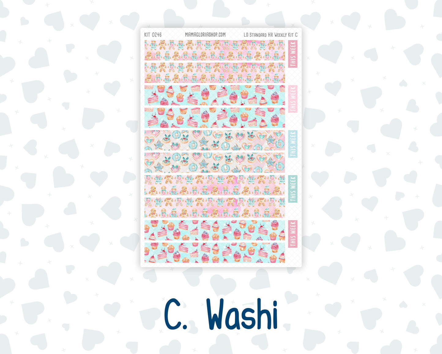 Kit 0246 - Laurel Denise Standard - Horizontal - Weekly Kit - December - Gingerbread Sweets