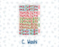 Kit 0276 - Laurel Denise The Nancy Planner Large - Weekly Kit - July - Melon Crush