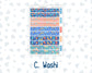Kit 0268 - Laurel Denise The Nancy Planner Large - Weekly Kit - June - Sea Sweeties