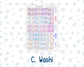 Kit 0252 - Laurel Denise The Nancy Planner Large - Weekly Kit - February - Tokyo Candy Cloud
