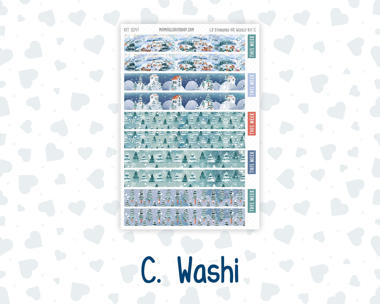 Kit 0247 - Laurel Denise Standard - Horizontal - Weekly Kit - December - Snow Day Adventures