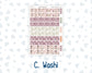 Kit 0293 - Laurel Denise The Nancy Planner Large - Weekly Kit - September - Fleur de Provence