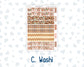 Kit 0296 - Laurel Denise The Nancy Planner Large - Weekly Kit - September - Coffee Break