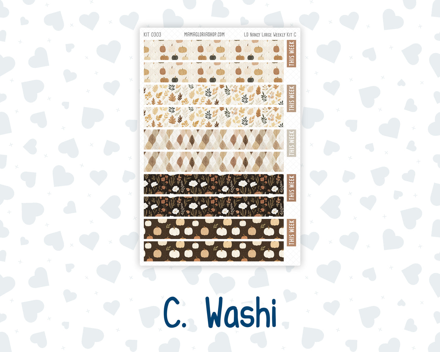 Kit 0303 - Laurel Denise The Nancy Planner Large - Weekly Kit - November - Into The Woods