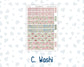 Kit 0257 - Laurel Denise The Nancy Planner Large - Weekly Kit - March - Blush Garden