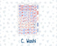 Kit 0273 - Laurel Denise The Nancy Planner Large - Weekly Kit - July - Americana In Bloom