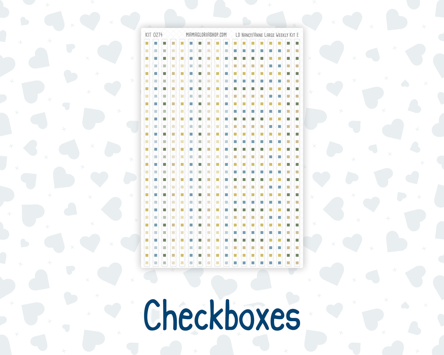 Kit 0274 - Laurel Denise The Nancy Planner Large - Weekly Kit - July - Sunny Lemon Shore