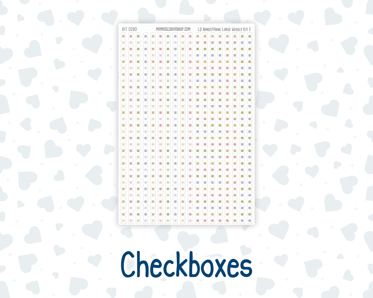 Kit 0280 - Laurel Denise The Nancy Planner Large - Weekly Kit - Half Past Six In August