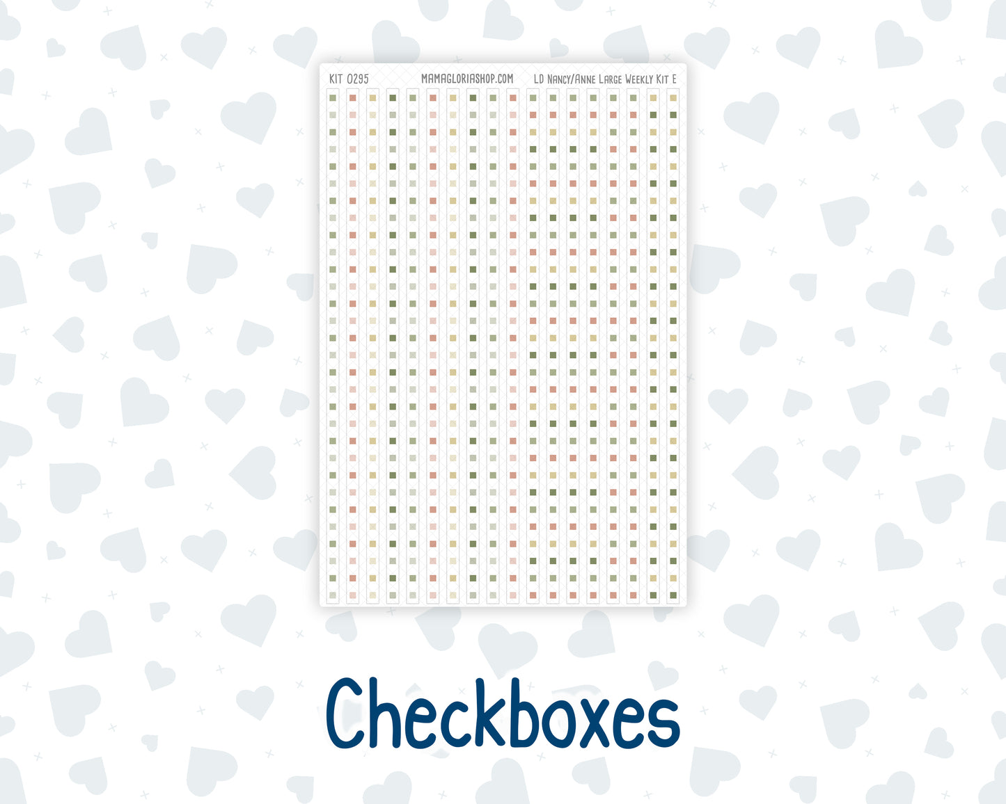 Kit 0295 - Laurel Denise The Nancy Planner Large - Weekly Kit - September - Apple Harvest