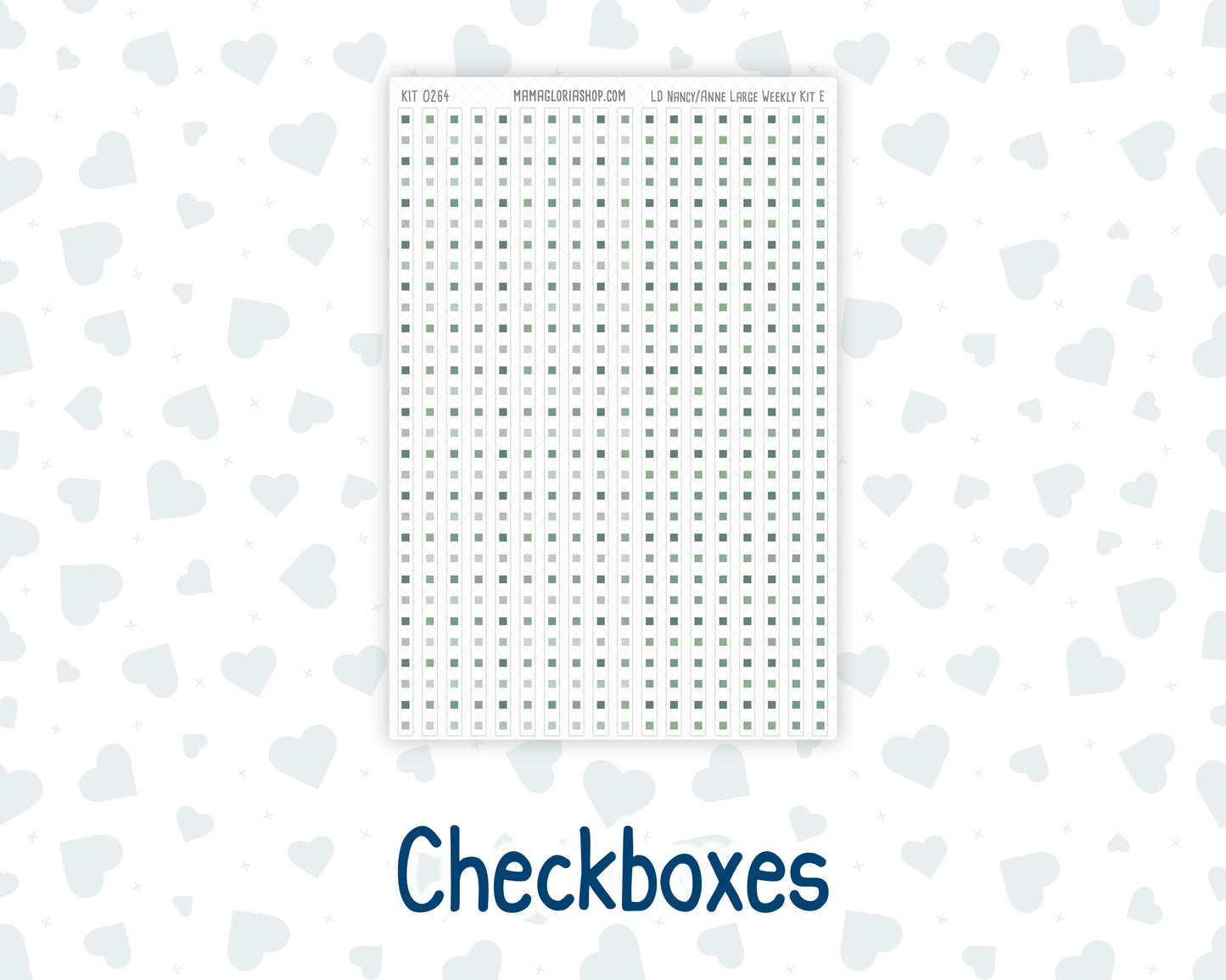 Kit 0264 - Laurel Denise The Nancy Planner Large - Weekly Kit - May - Spring Walk