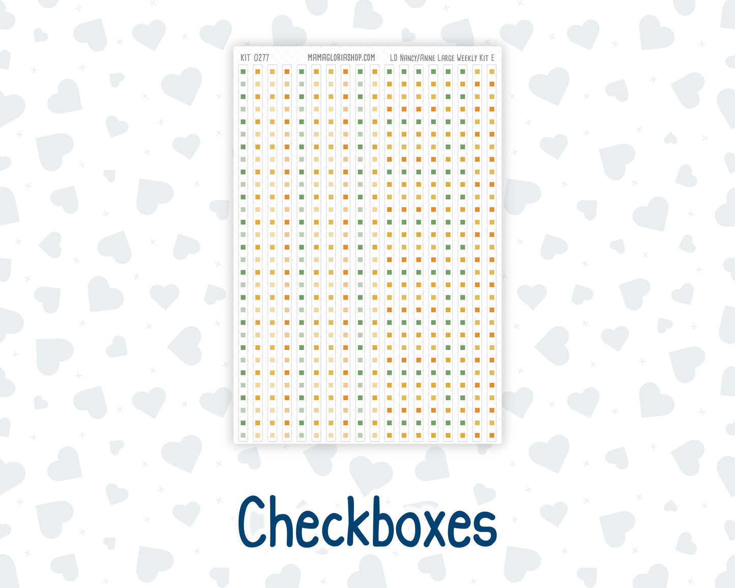 Kit 0277 - Laurel Denise The Nancy Planner Large - Weekly Kit - August - Sunflower Drama Club