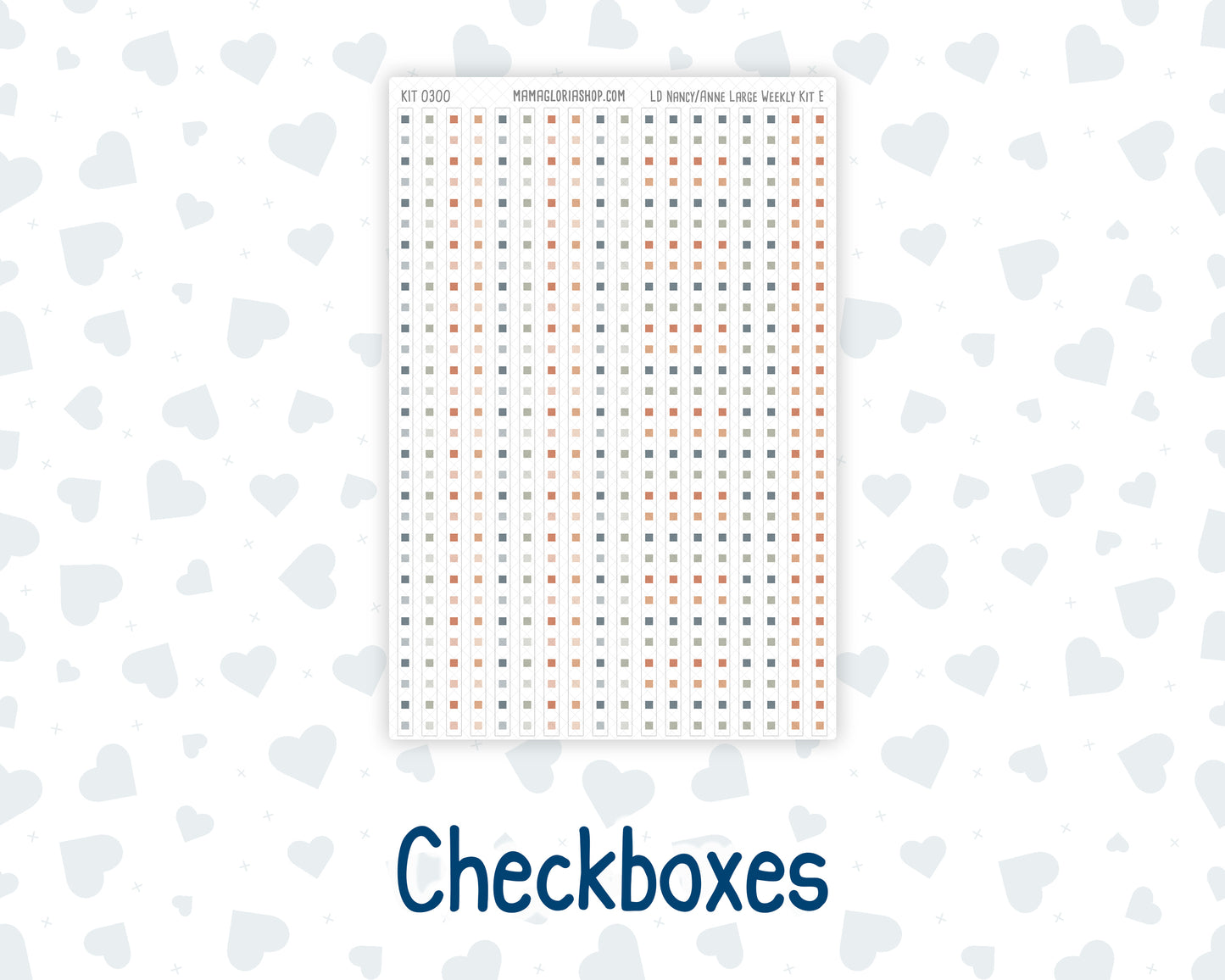 Kit 0300 - Laurel Denise The Nancy Planner Large - Weekly Kit - October - Autumn Stroll