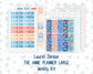 Kit 0268 - Laurel Denise The Anne Planner Large - Weekly Kit - June - Sea Sweeties