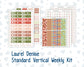 Kit 0231 - Laurel Denise Standard - Vertical - Weekly Kit - August - Backyard BBQ