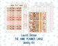 Kit 0296 - Laurel Denise The Anne Planner Large - Weekly Kit - September - Coffee Break