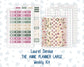 Kit 0307 - Laurel Denise The Anne Planner Large - Weekly Kit - December - Velvet Hearth