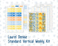 Kit 0219 Laurel Denise Standard Size  – Weekly - Vertical Layout - Bee's Business - May