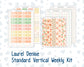 Kit 0228 - Laurel Denise Standard - Vertical - Weekly Kit - August - Just Peachy