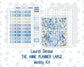 Kit 0249 - Laurel Denise The Anne Planner Large - Weekly Kit - January - Icy Lace