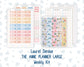Kit 0270 - Laurel Denise The Anne Planner Large - Weekly Kit - June - Beachside Bliss