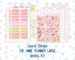 Kit 0294 - Laurel Denise The Anne Planner Large - Weekly Kit - September - Rosy Reveria