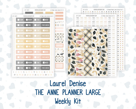 Kit 0272 - Laurel Denise The Anne Planner Large - Weekly Kit - May - Graduation