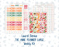 Kit 0271 - Laurel Denise The Anne Planner Large - Weekly Kit - June - Strawberry Shore