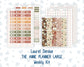 Kit 0298 - Laurel Denise The Anne Planner Large - Weekly Kit - October - Velvet Bloom