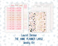 Kit 0297 - Laurel Denise The Anne Planner Large - Weekly Kit - October - Pink Spell