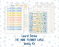 Kit 0265 - Laurel Denise The Anne Planner Large - Weekly Kit - May - Honeybee Sky