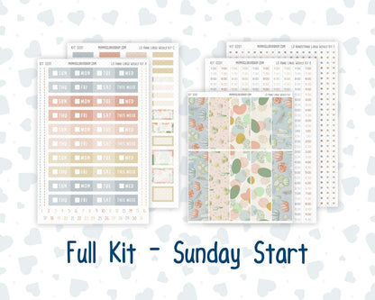 Kit 0261 - Laurel Denise The Anne Planner Large - Weekly Kit - April - Llama Spring