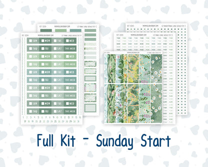 Kit 0264 - Laurel Denise The Anne Planner Large - Weekly Kit - May - Spring Walk