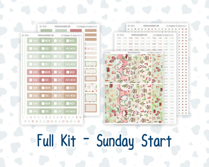 Kit 0244 - Laurel Denise Standard - Vertical - Weekly Kit - December - Santas Village
