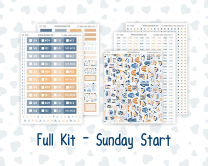 Kit 0299 - Laurel Denise The Anne Planner Large - Weekly Kit - October - Book Nook