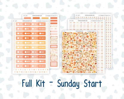 Kit 0241 - Laurel Denise Standard - Vertical - Weekly Kit - November - Pumpkin Latte