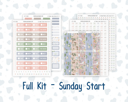 Kit 0266 - Laurel Denise The Anne Planner Large - Weekly Kit - May - Froggy Lake Picnic