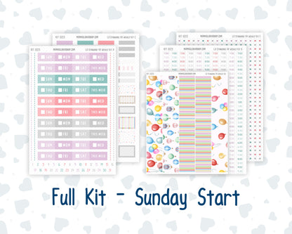 Kit 0225 - Laurel Denise Standard - Vertical - Weekly Kit - July - Carnival Joy