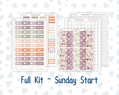 Kit 0293 - Laurel Denise The Anne Planner Large - Weekly Kit - September - Fleur de Provence