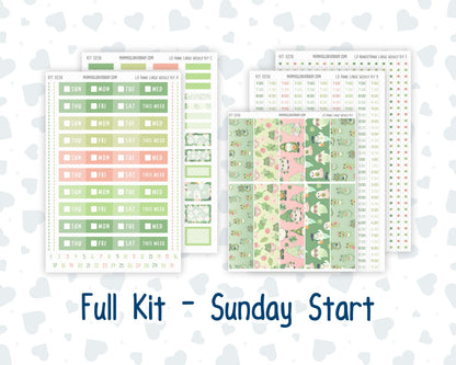 Kit 0256 - Laurel Denise The Anne Planner Large - Weekly Kit - March - Froggy Luck