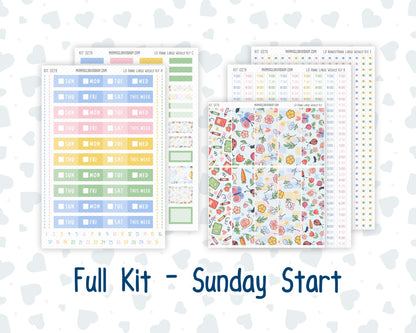 Kit 0279 - Laurel Denise The Anne Planner Large - Weekly Kit - August - Not Ready For School