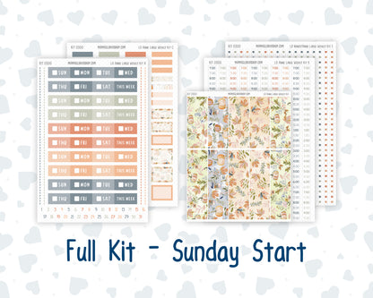 Kit 0300 - Laurel Denise The Anne Planner Large - Weekly Kit - October - Autumn Stroll