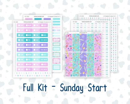 Kit 0230 - Laurel Denise Standard - Vertical - Weekly Kit - August - School Daze