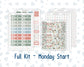 Kit 0245 - Laurel Denise Standard - Vertical - Weekly Kit - December - Vintage Christmas