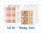 Kit 0296 - Laurel Denise The Anne Planner Large - Weekly Kit - September - Coffee Break