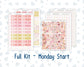 Kit 0294 - Laurel Denise The Anne Planner Large - Weekly Kit - September - Rosy Reveria