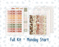 Kit 0298 - Laurel Denise The Anne Planner Large - Weekly Kit - October - Velvet Bloom