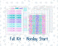 Kit 0230 - Laurel Denise Standard - Vertical - Weekly Kit - August - School Daze