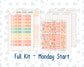 Kit 0278 - Laurel Denise The Anne Planner Large - Weekly Kit - August - Oops, All Peaches